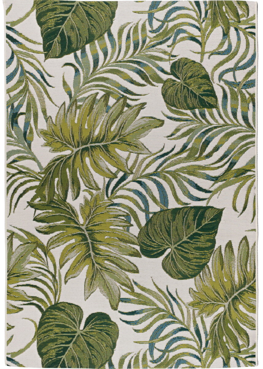 Venkovní vzorovaný koberec CAPPUCINO zelená 160x235 cm Multidecor