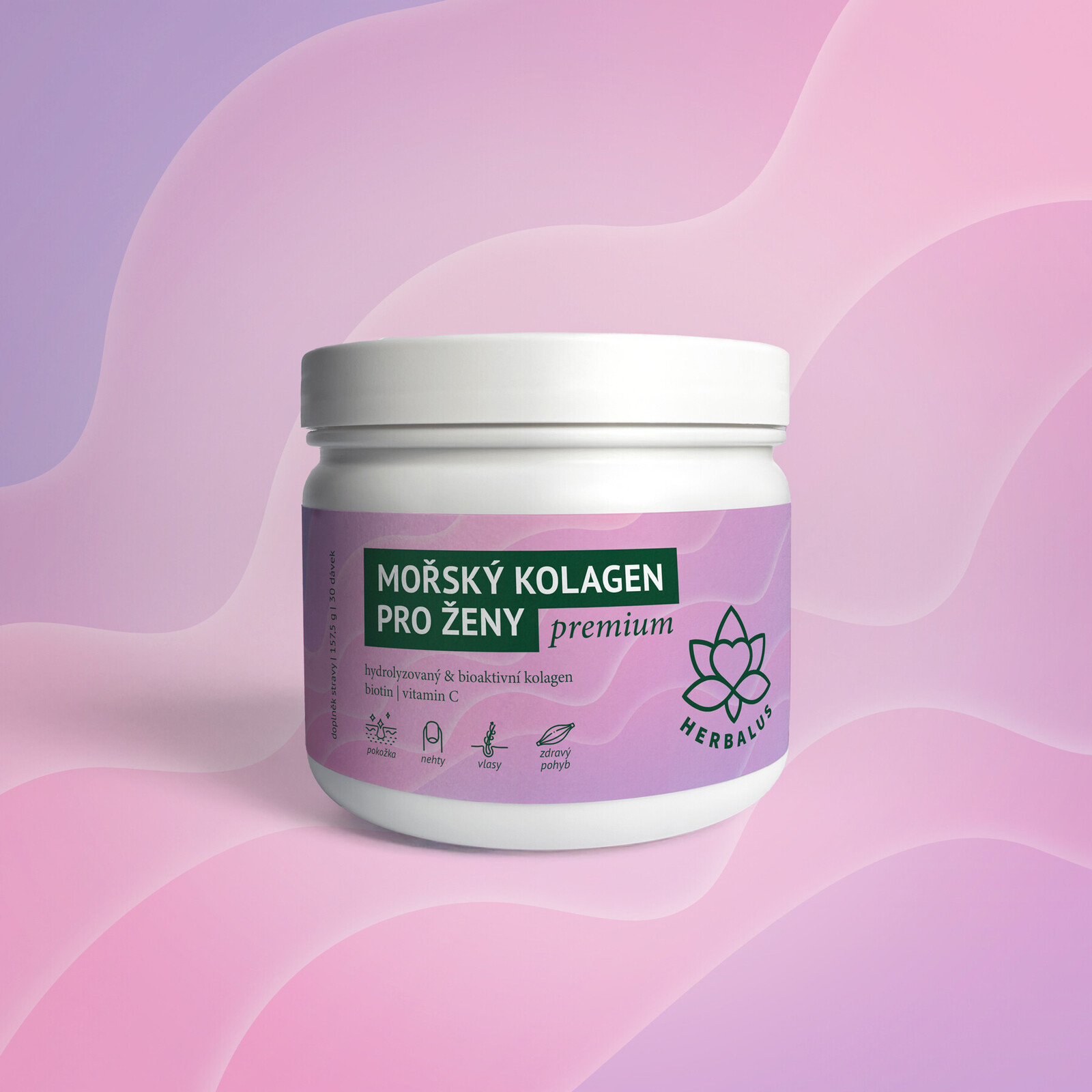 Herbalus Herbalus MOŘSKÝ KOLAGEN PRO ŽENY PREMIUM – bioaktivní & hydrolyzovaný