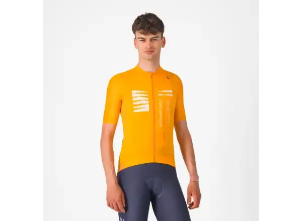 Castelli Espresso R-A/D pánský dres krátký rukáv Vivid Orange vel. M