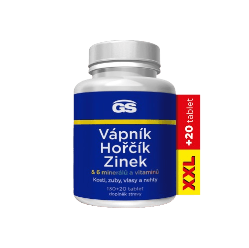GS Vápník, hořčík, zinek 150 tablet