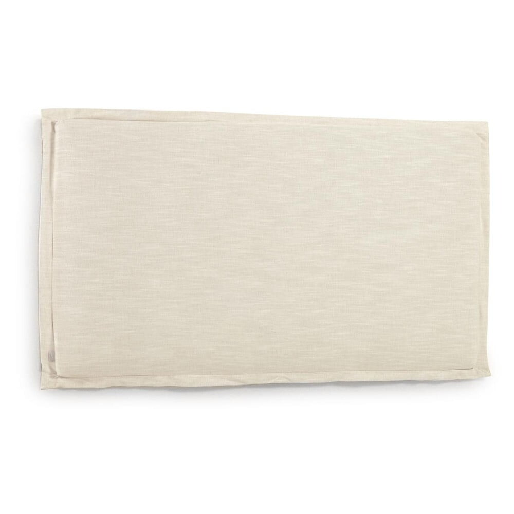 Bílé čalouněné čelo postele 206x106 cm Tanit – Kave Home