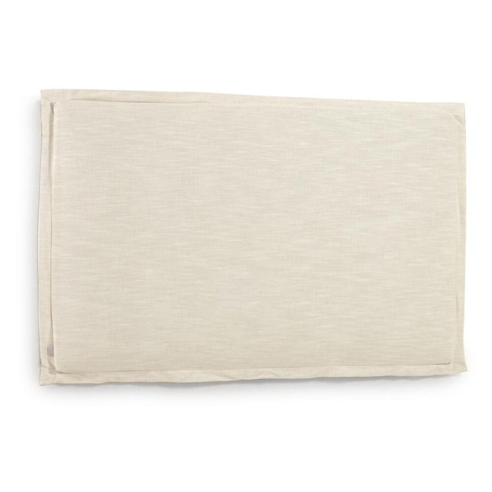 Bílé čalouněné čelo postele 186x106 cm Tanit – Kave Home