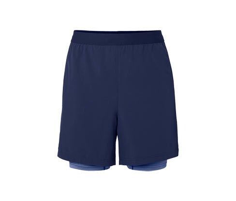 Tchibo - Funkční šortky 2 v 1 - pro muže - vel. S 44/46 - barva: modrá