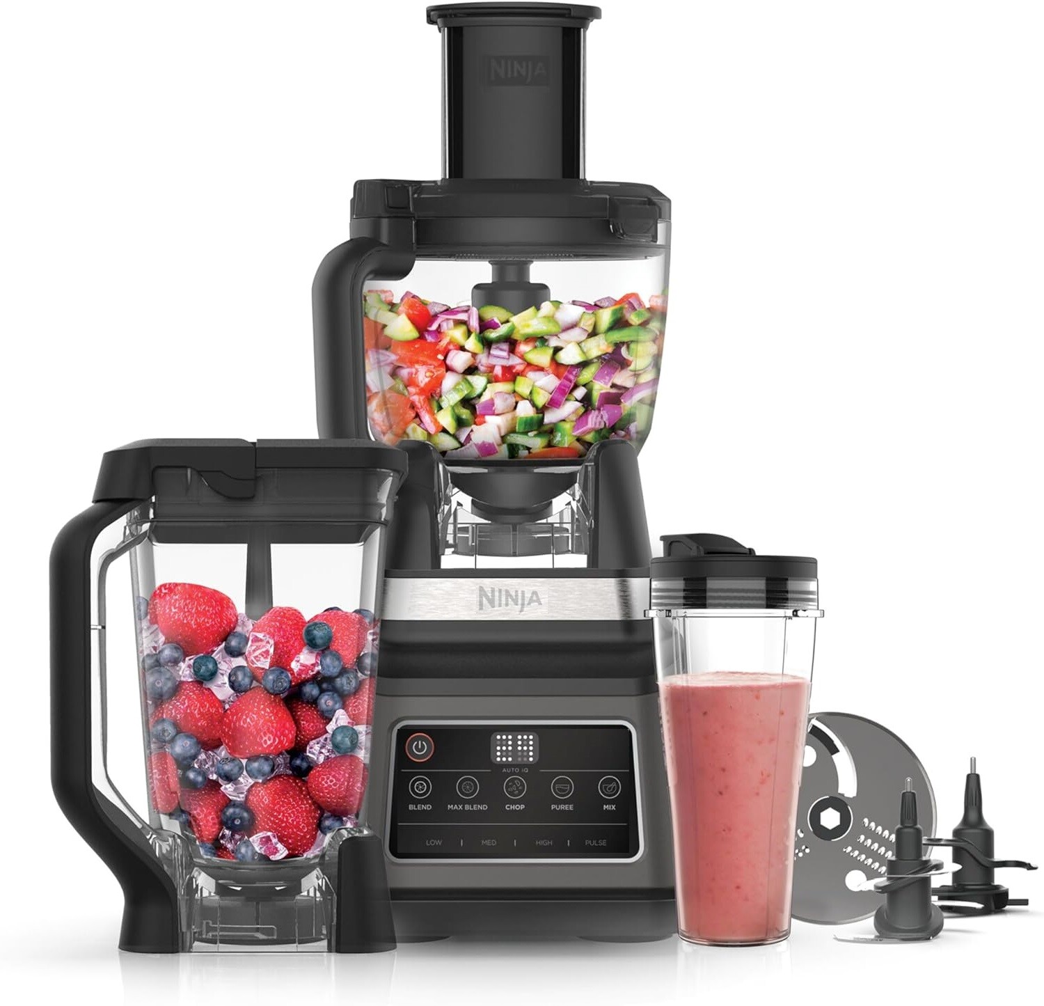 Kuchyňský robot Blende Mixerr 1200W Auto-IQ 3v1 2.1L Ninja BN800EU