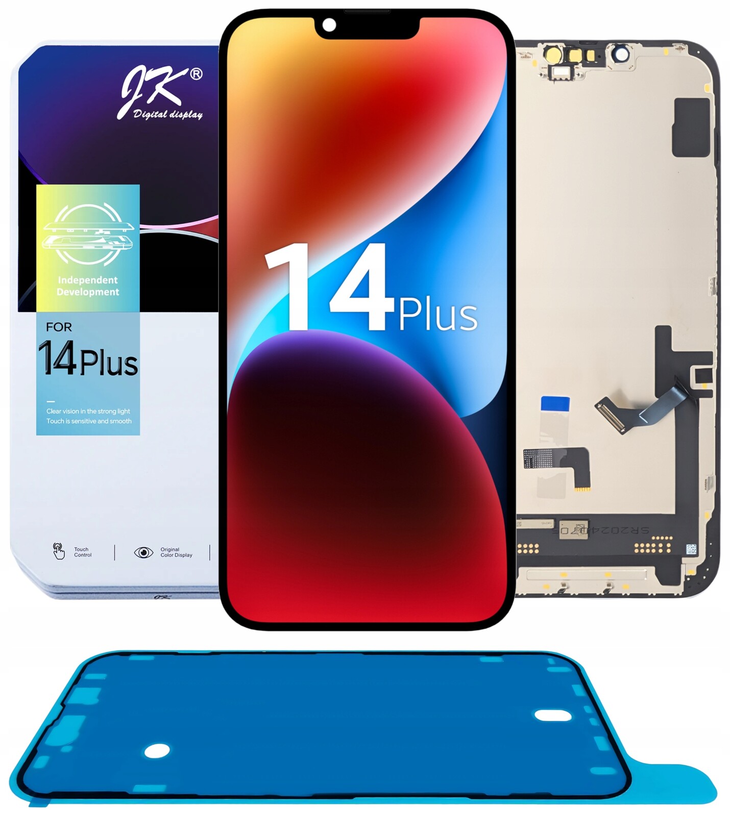 Displej pro iPhone 14 Plus Jk Incell LCD displej Vyměnitelný čip těsnění