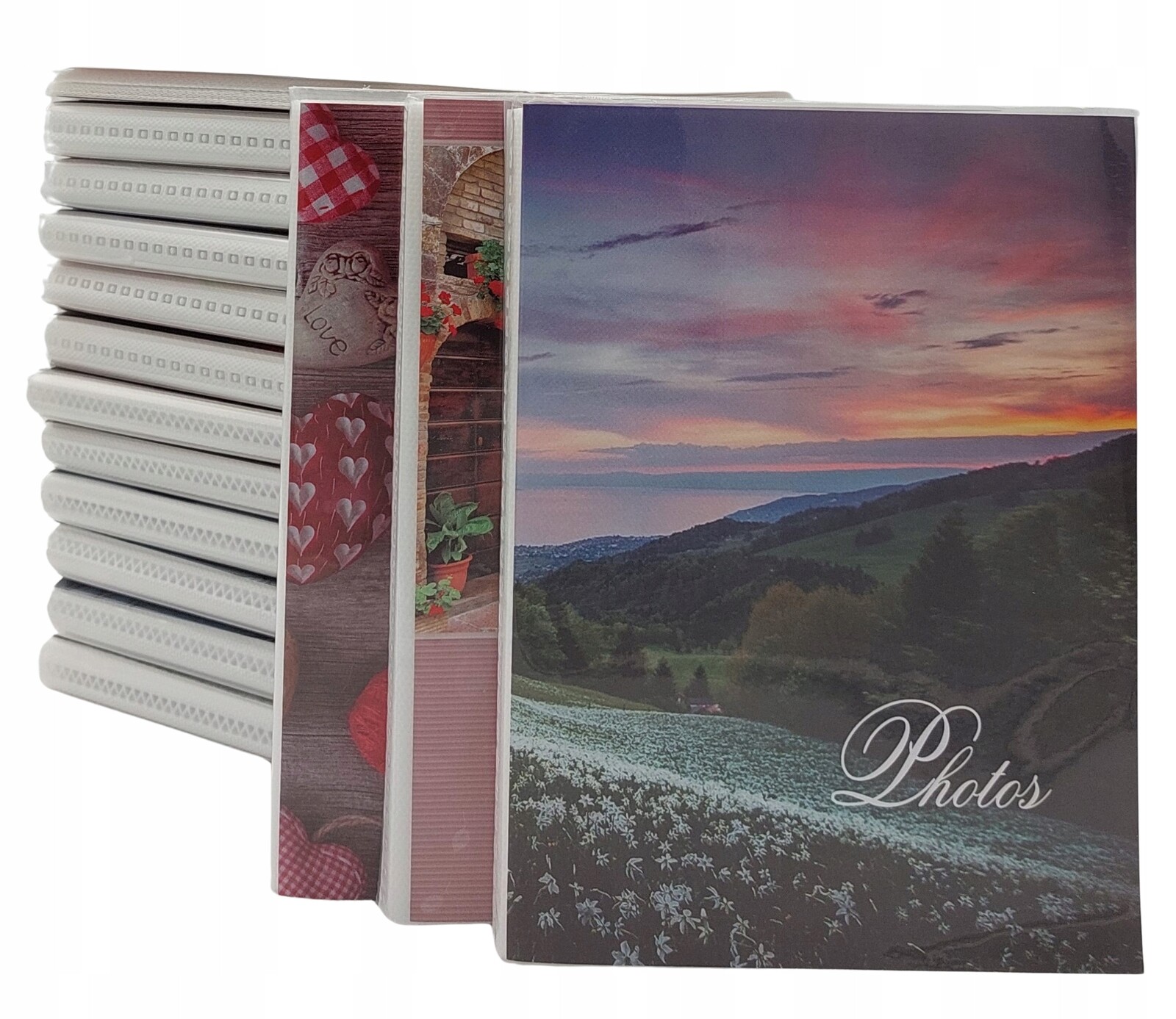 Sada 12 kapsových fotoalb 10x15 96 fotografií