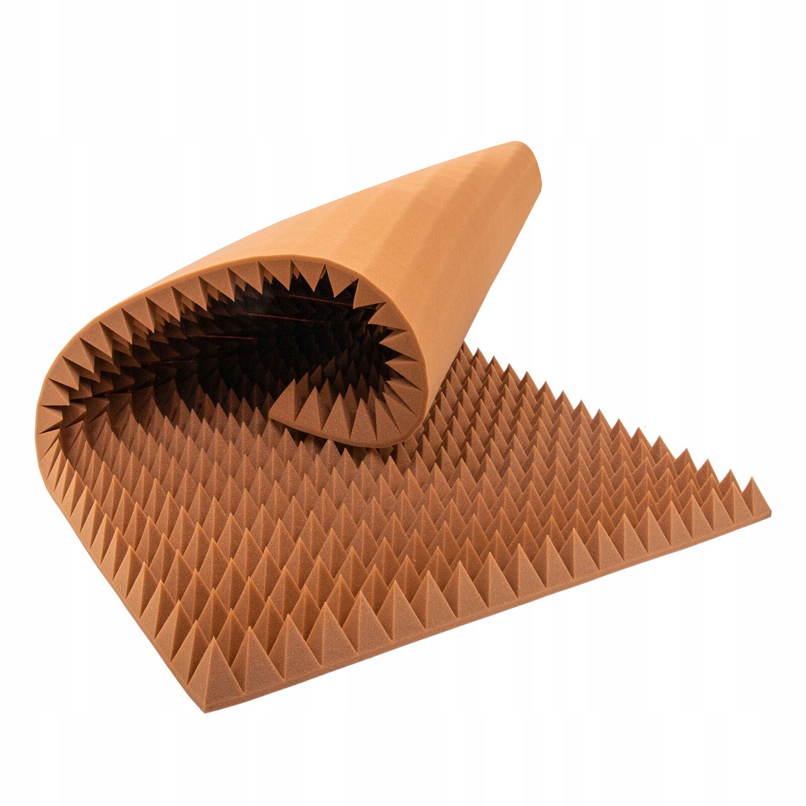 Akustická pěna s pyramidovým povrchem 7 cm tlumícím odrazy zvuku