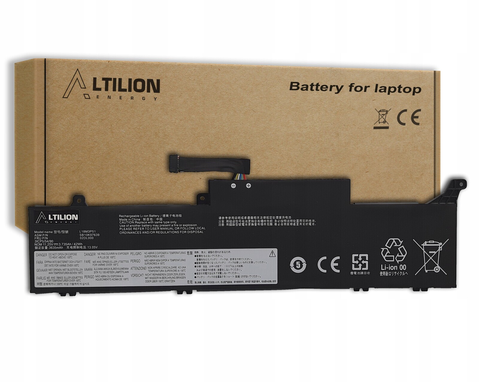 Baterie L18M3P51 pro Lenovo ThinkPad E490S ThinkPad S3 490