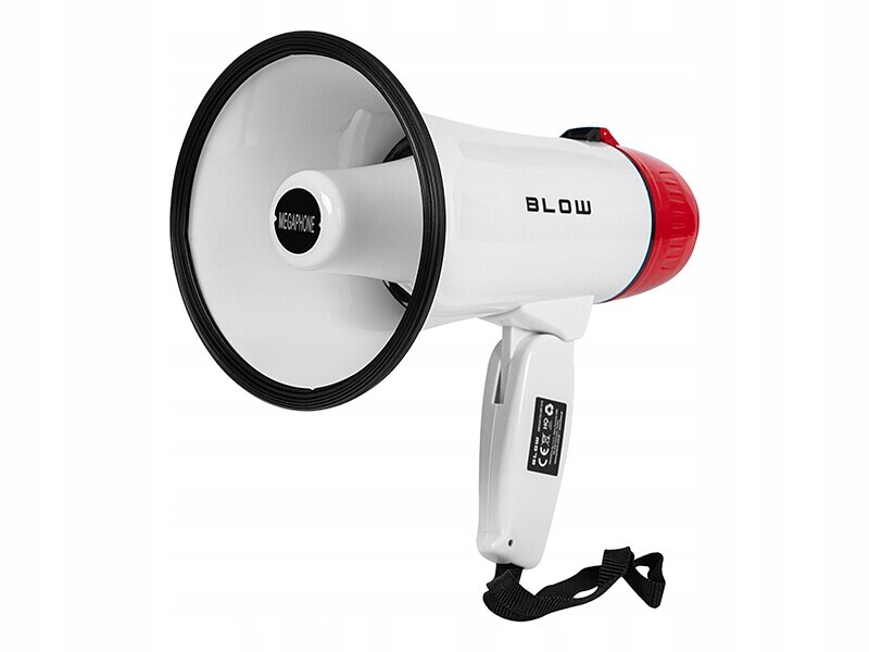 Megafon Přenosný Horn Siréna Nahrávání Reproduktor 20W 108dB Zesilovač Hlasu