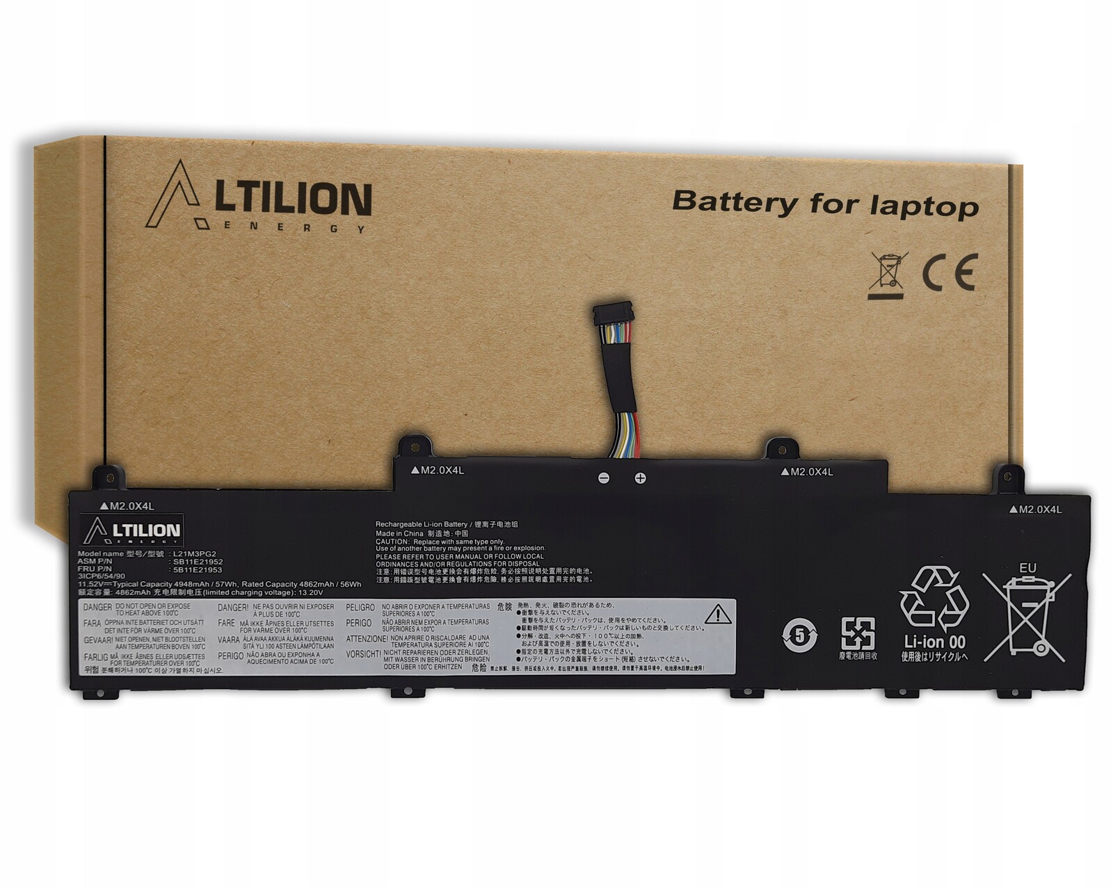 Baterie pro Lenovo Thinkpad L14 L15 Gen3/C14 Chromebook Gen1 (L21M3PG2)