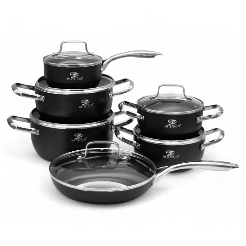 MEYERHOFF Sada nádobí nepřilnavá 12d  COLLAPSAR MH-C-01
