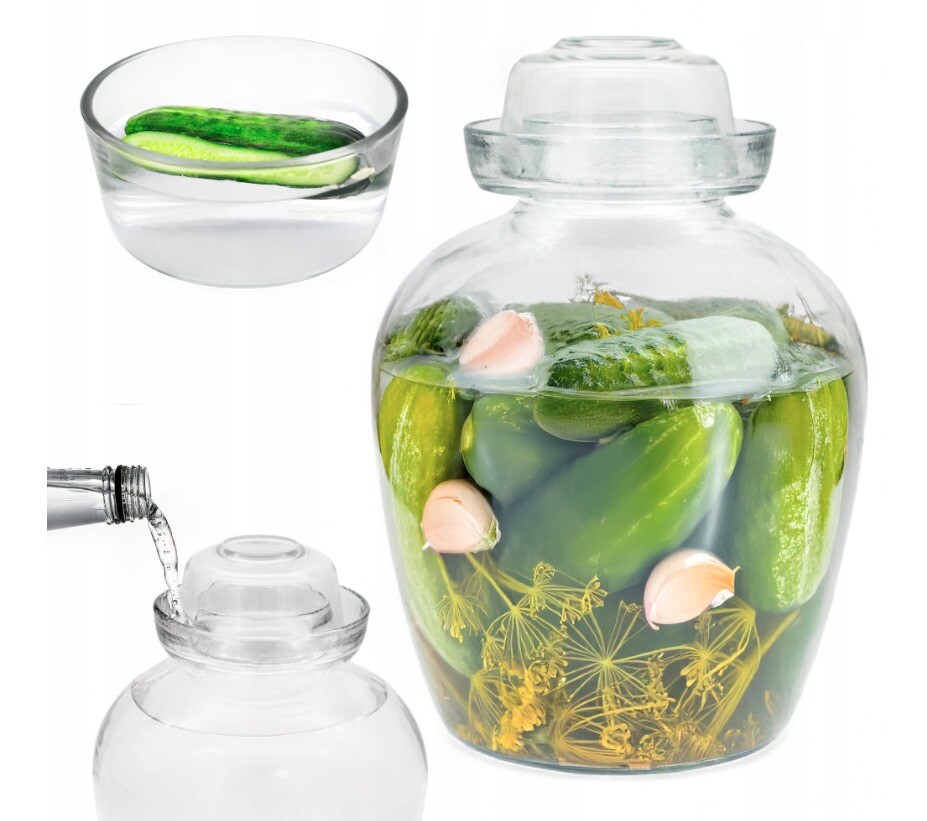 EU Dóza sklenice nakládací 10L  KYSELÁČ