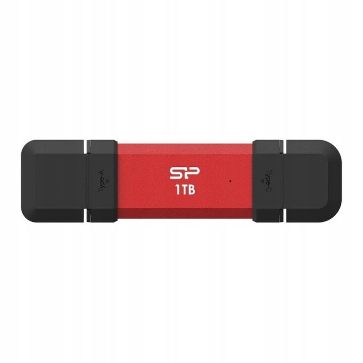 Ssd disk Silicon Power DS72 1TB Dual Usb 3.2 Gen 2.0 Red
