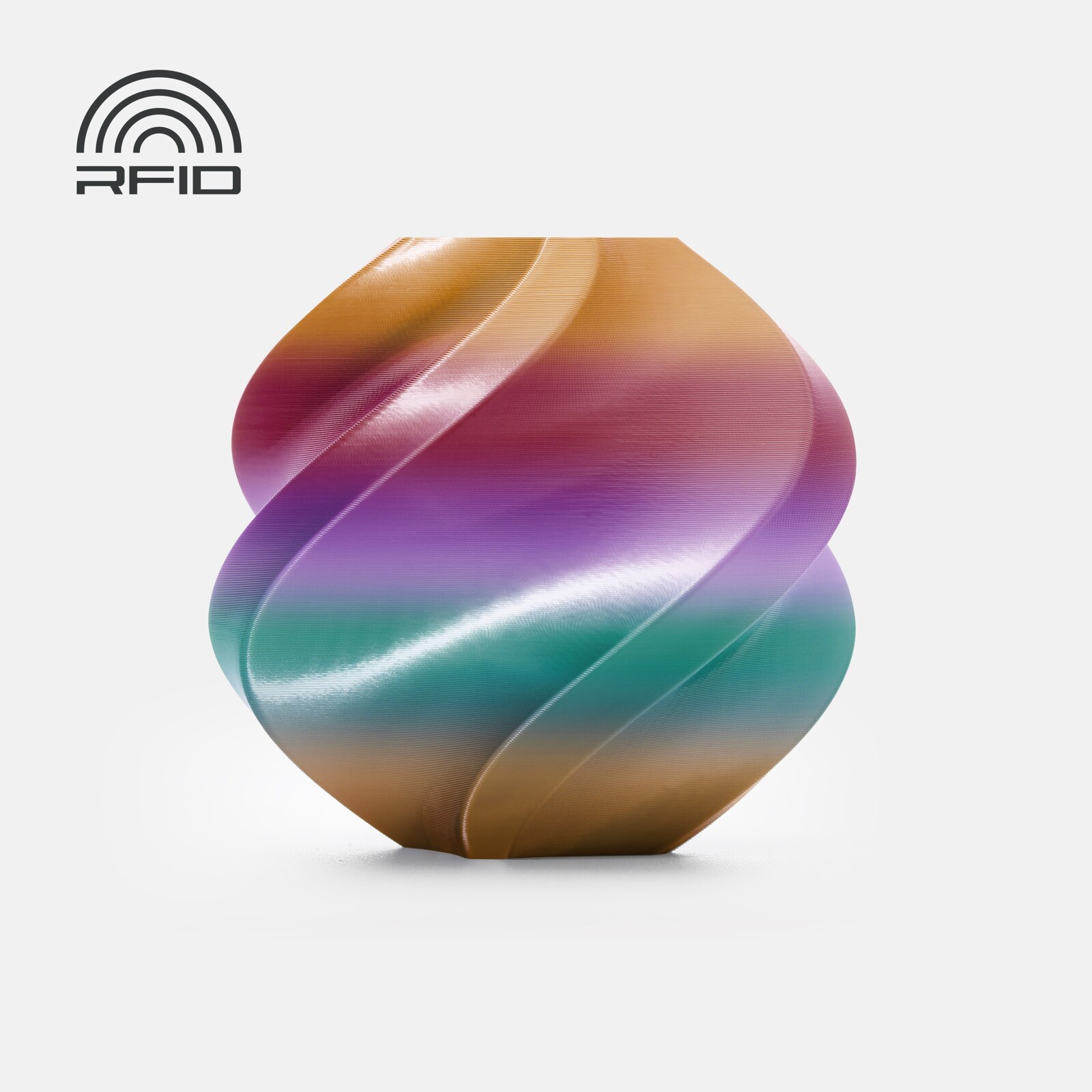 Filament Bambu Lab Pla Silk Dawn Radiance Duhová cívka 1 kg Nová Barva