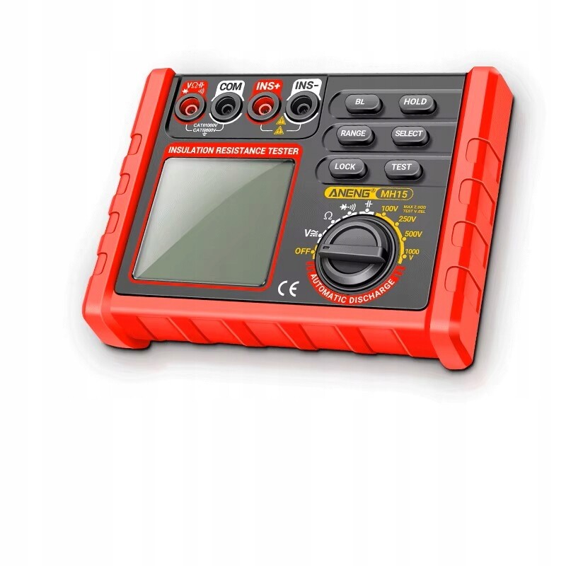 Aneng MH15 – digitální měřič izolačního odporu test kondenzátorů