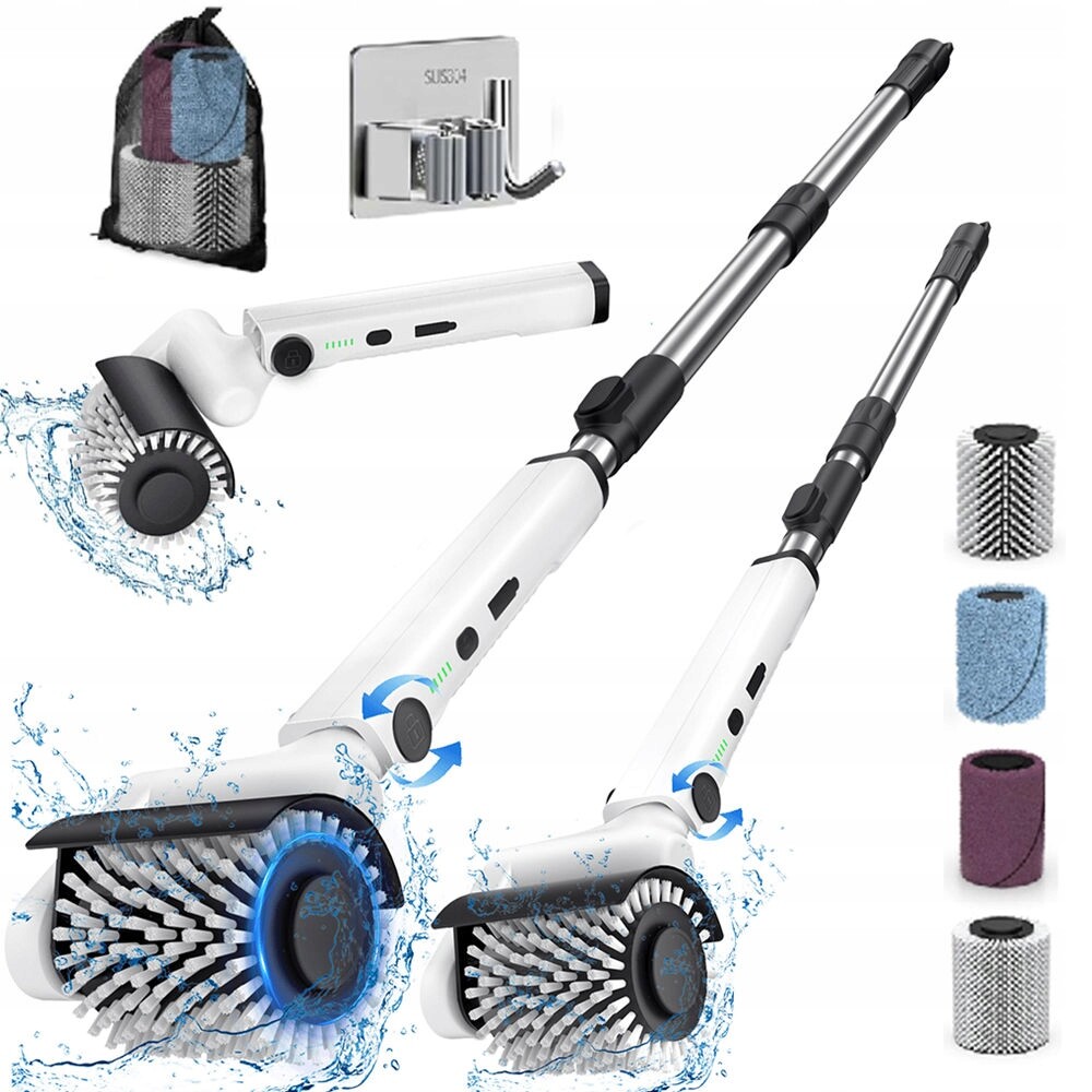 4V1 Multifunkční Elektrický Čisticí Kartáč S Teleskopickou Rukojetí