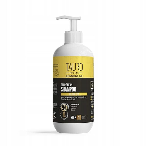Tauro Pro Line Šampon Hloubkově Čistící Každý Typ Barva Srsti 400ml