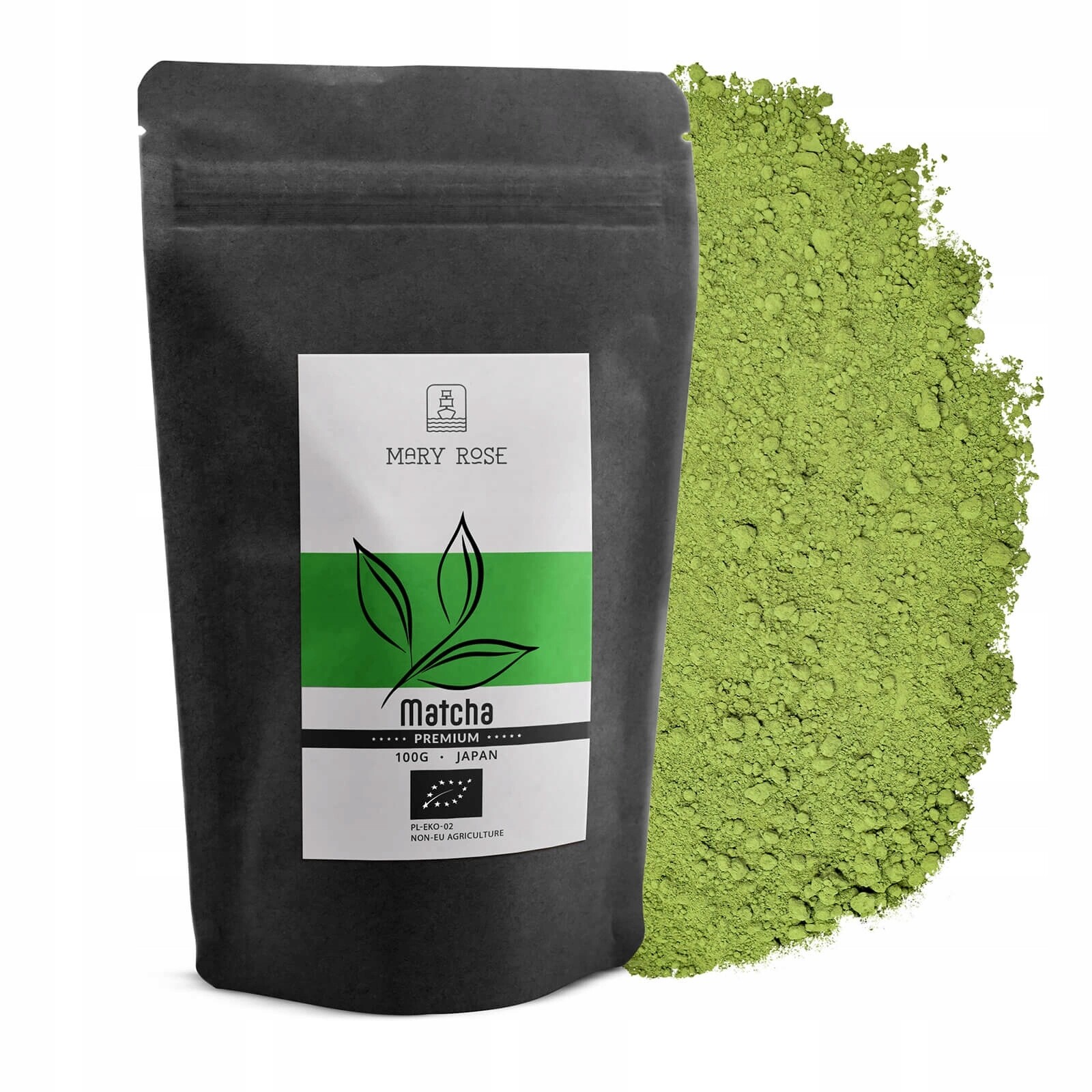 Mary Rose Certifikovaná japonská Matcha Bio Premium 100 g