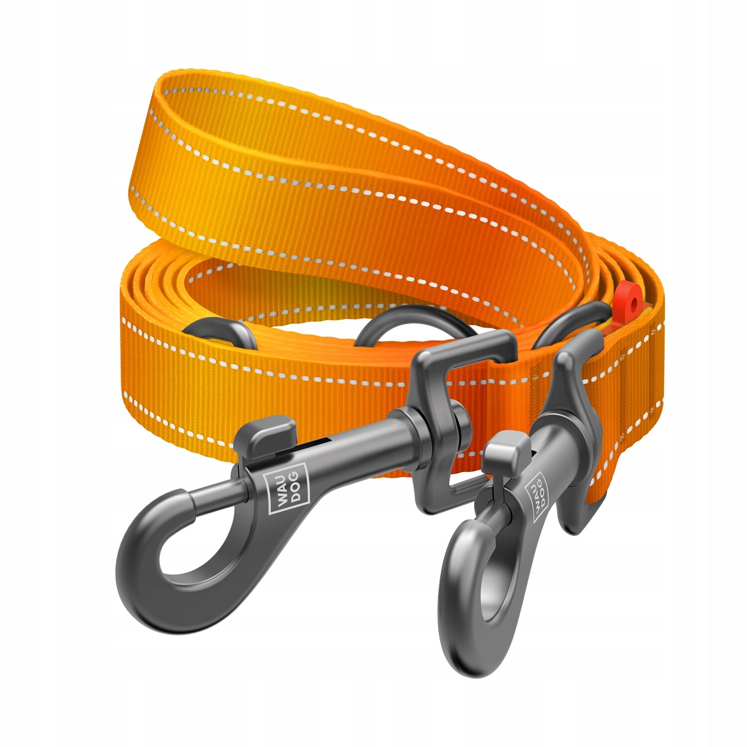 Vodítko pro psa přepínací nylonová, reflexní, oranžová, M, 3 m, 20 mm