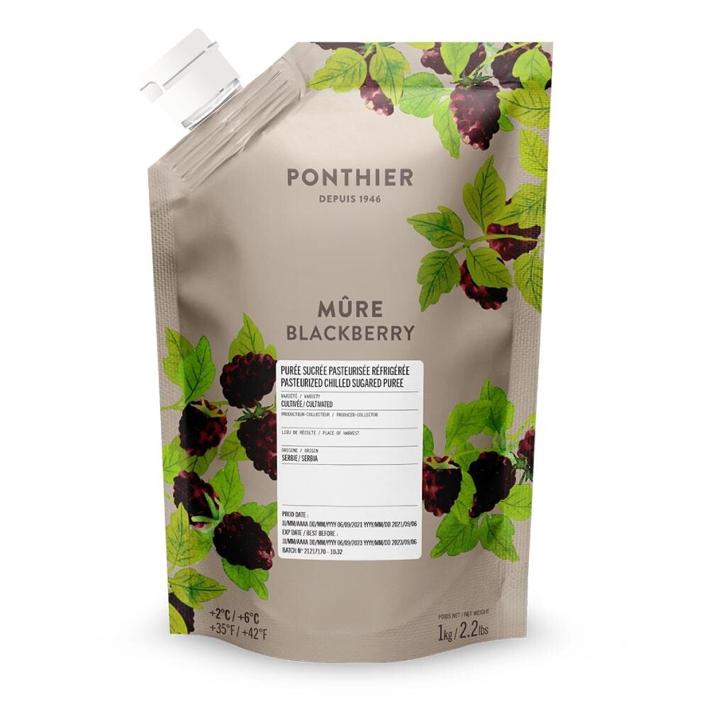 Pyré ostružinová chlazená 1 kg Ponthier