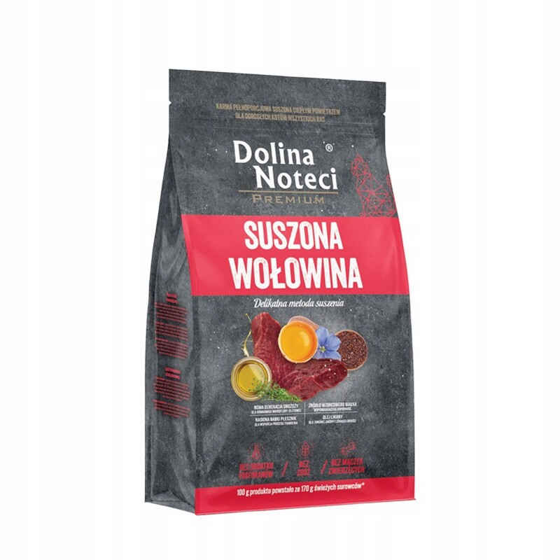 Dolina Noteci Premium Krmivo pro kočky všech plemen Hovězí maso 2 kg