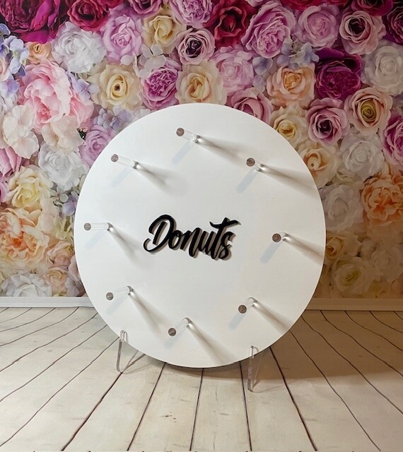 Expozitor na koblihy donuty svatba svatební hostina baby shower Sladký stůl Stojan