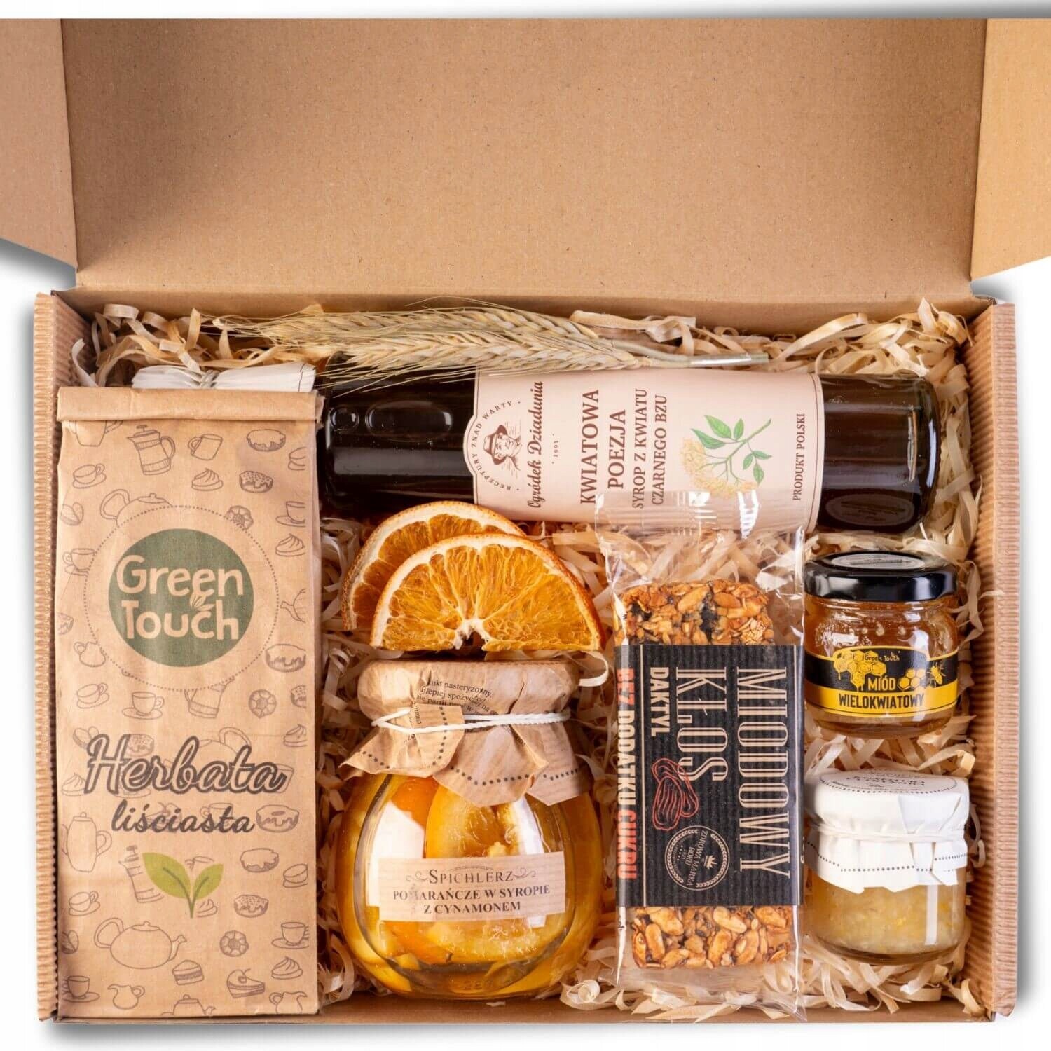 Dárkový Koš Dárek Dárkové Balení Čaje Zavařeniny Přírodní Med Černý Bez