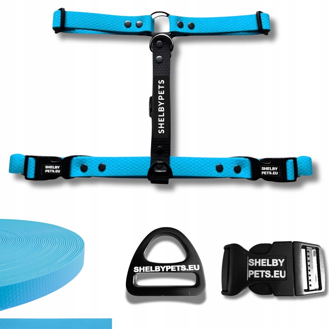 Voděodolné Postroje Pro Velkého Psa Guard Pvc Biothane L A Woofy Harness