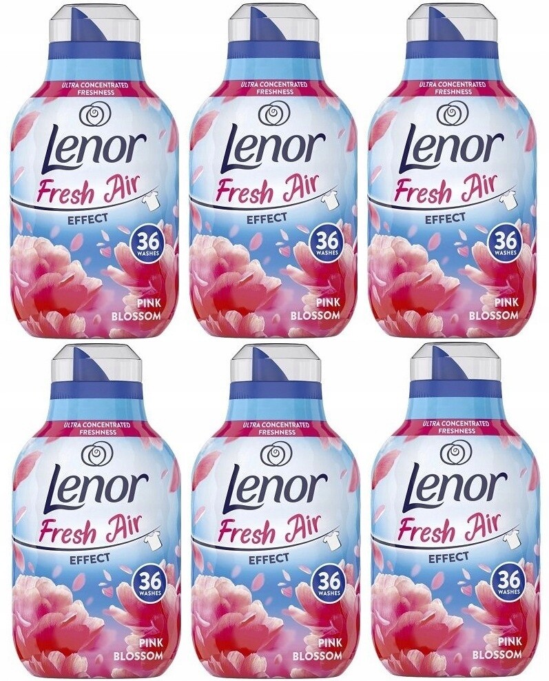 Tekutá Aviváž Lenor Pink Blossom Fresh Air Kvetoucí zahrady 216p 3024 ml