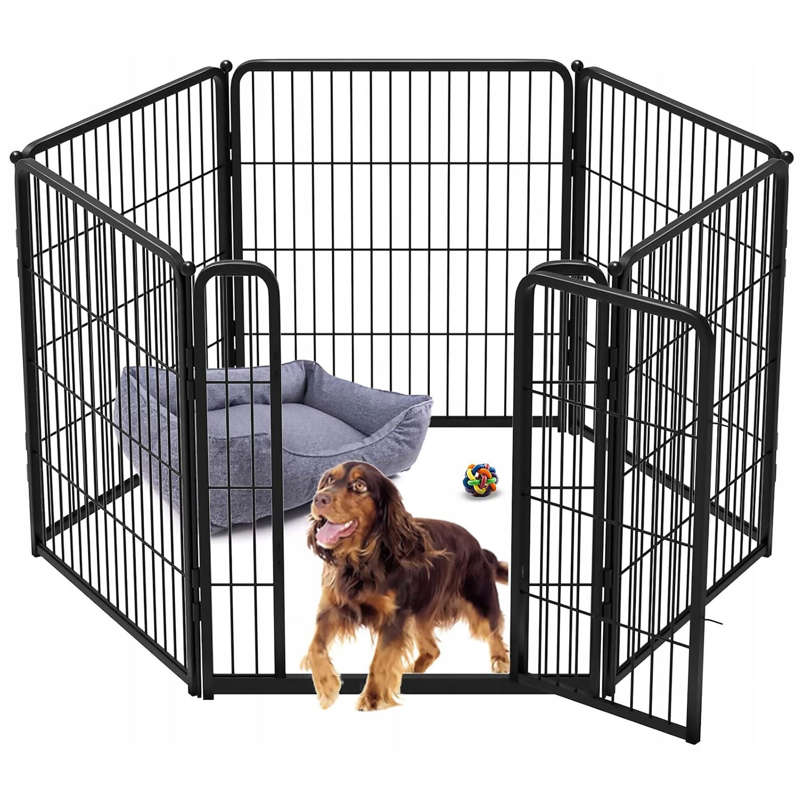 Kotec Klec Pro Psa Z Kovu, Výběh Pro Králíka, Modulární Ohrada 6 Panelů