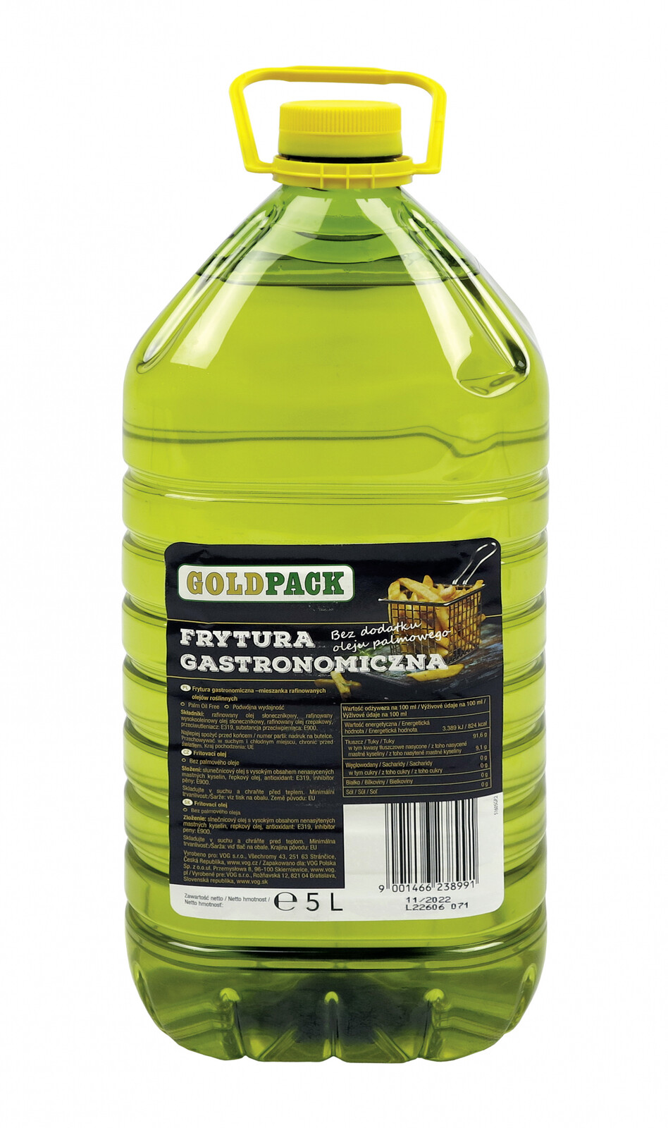 Goldpack Gastronomická fritéza 5 l