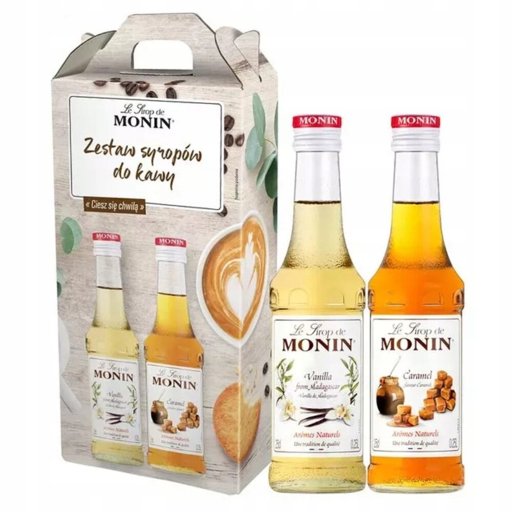 Monin sada sirupů do kávy 2x250 ml