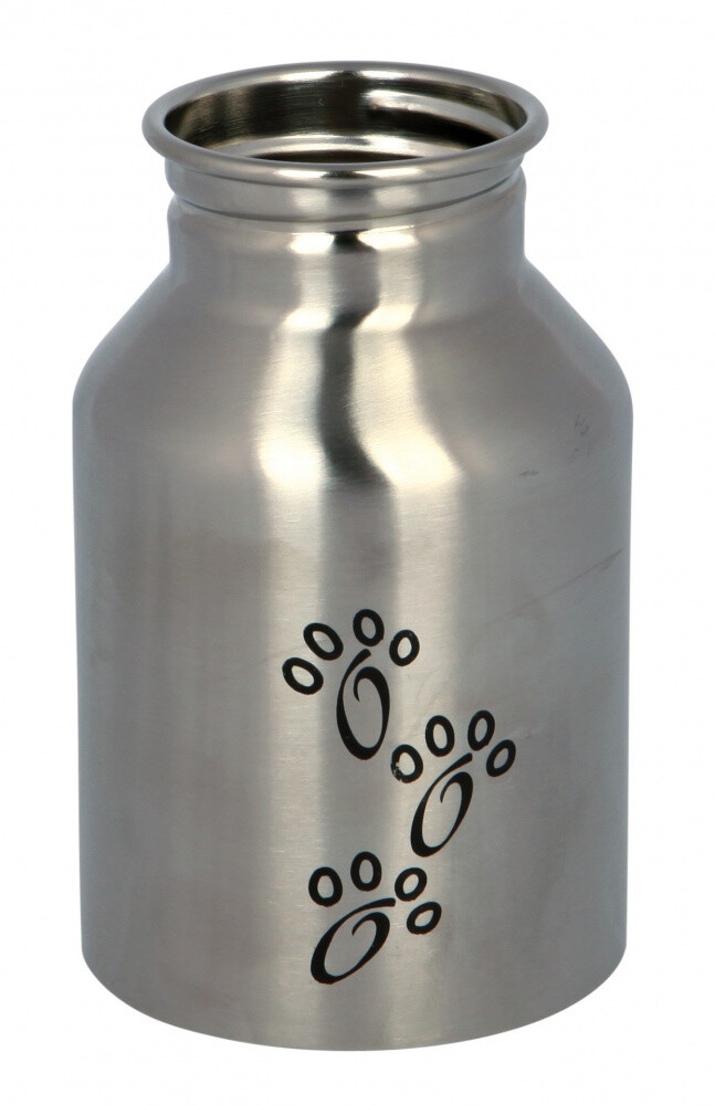 Skládací (cestovní) kovová Trixie černá, stříbrná, 0,3 l