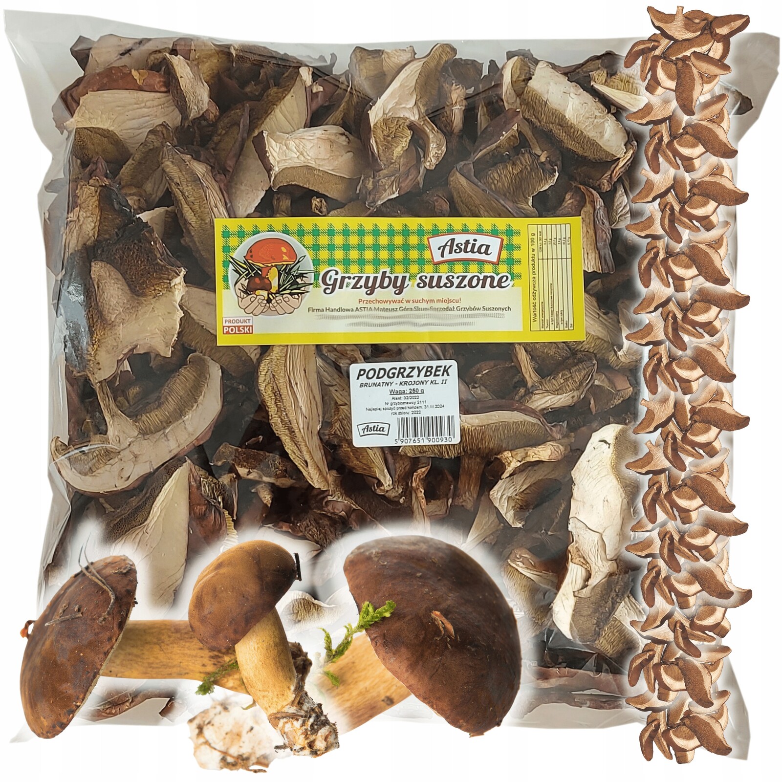 Sušené Houby 1 kg Sušené Houby Podhoubí Krájené Podhouby 2024 Pl