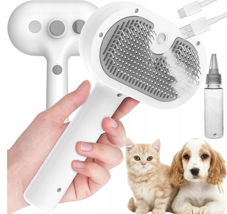 Profesjonalna Szczotka Parowa Dla Psa Kota Zwierząt Najnowszy Model!