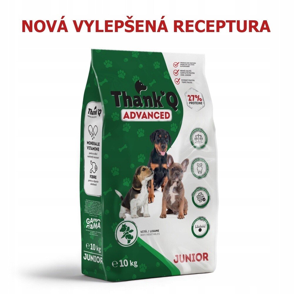 Thank'Q Advanced Dog Junior Hovězí 10 kg