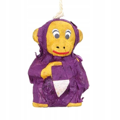 Opička Piňata s pamlsky hračka pro papoušky