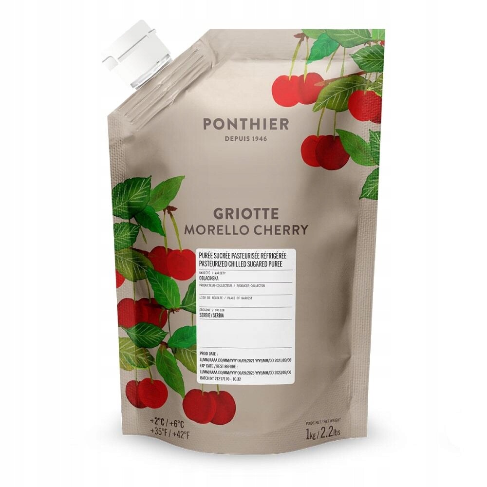 Pyré chlazené třešňové 1 kg Ponthier