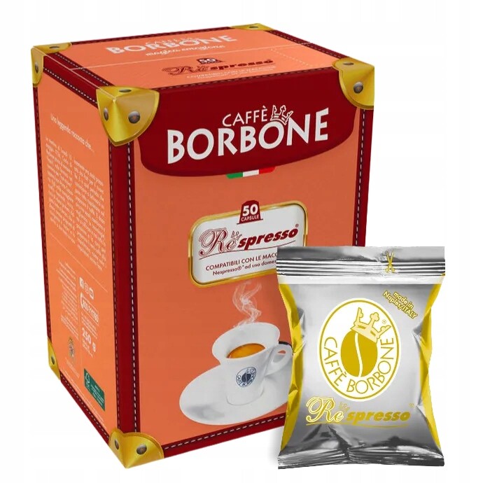 Kapsle pro Nespresso Borbone Respresso Gold Blend 50 ks Intenzita Prem