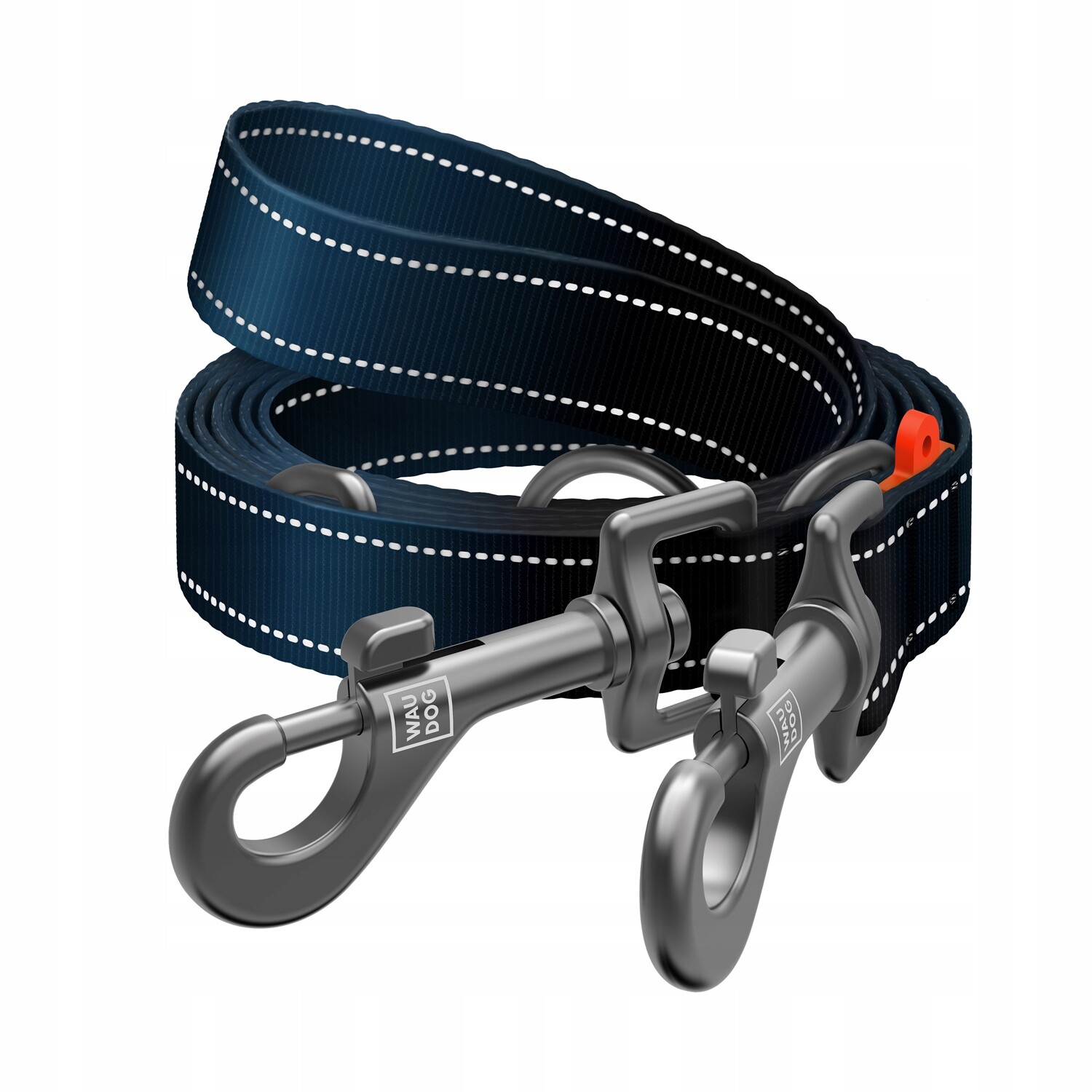 Vodítko pro psa přepínací nylonová, reflexní, černá, M, 3 m, 20 mm