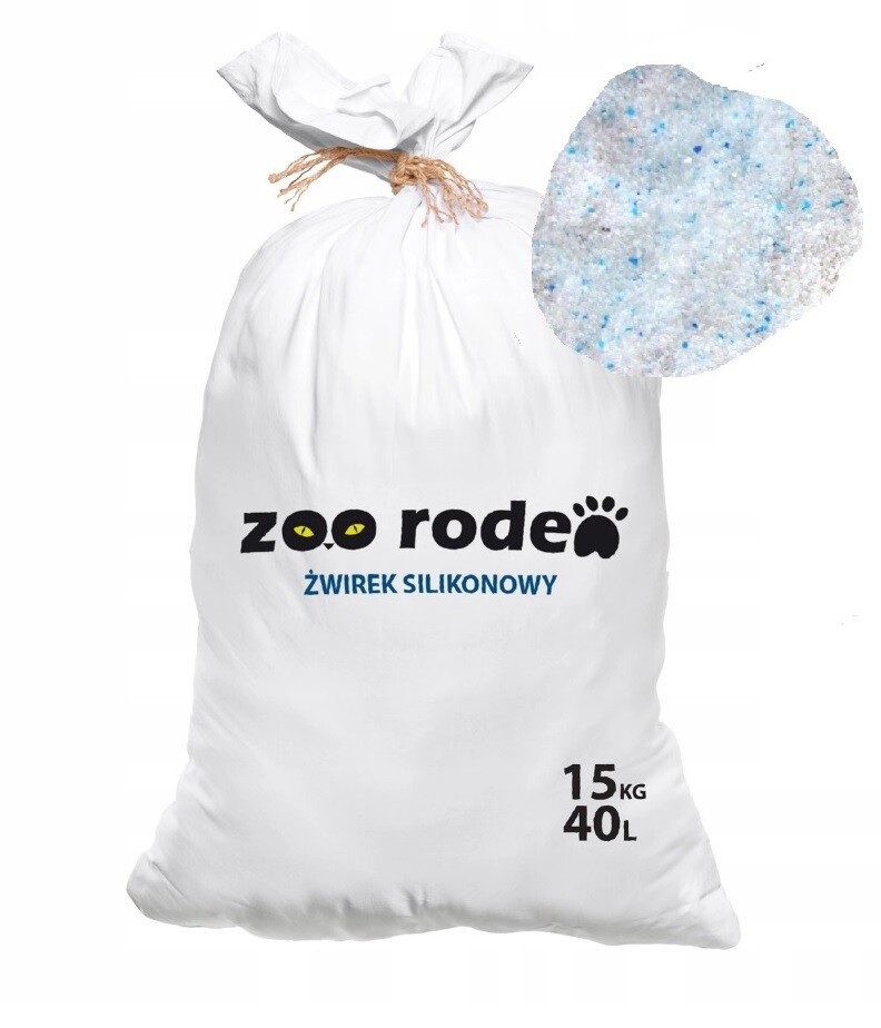 Silikonové stelivo pro kočky 15 kg 40 l