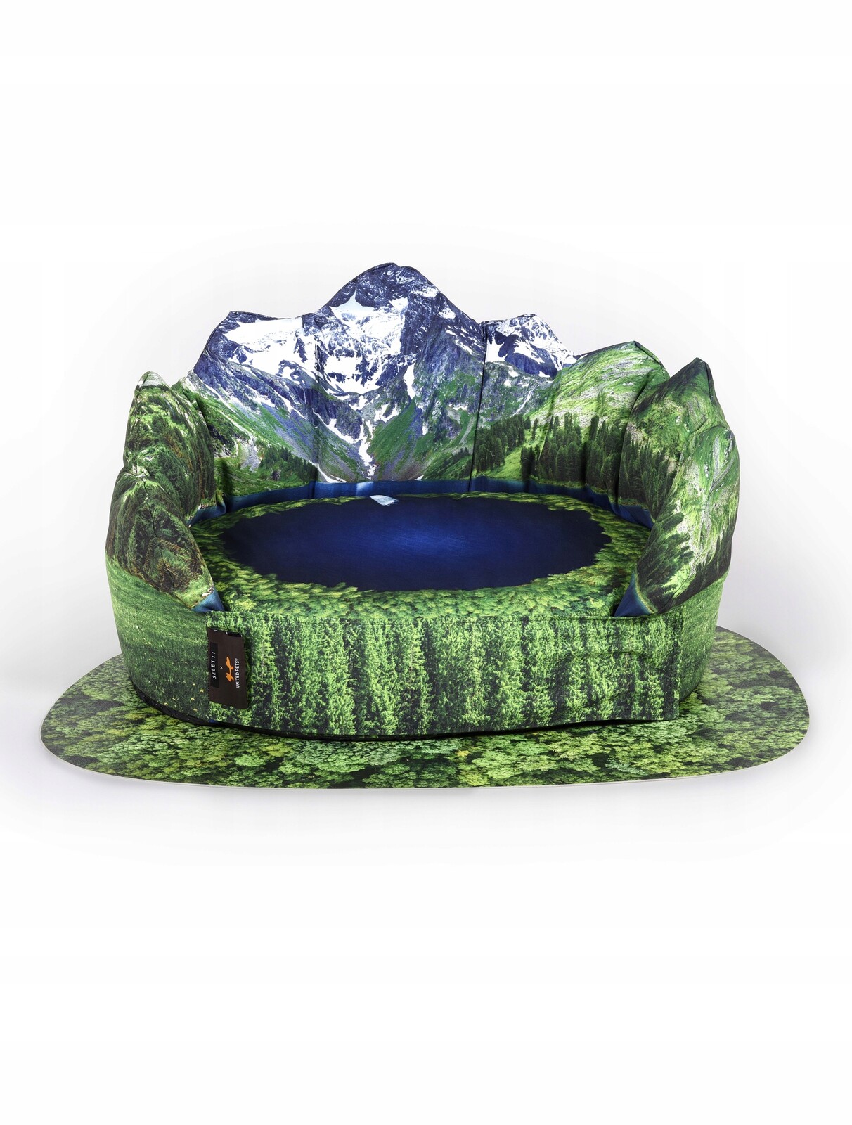 United Pets Seletti Pelíšek pro psa Les Alpes s podložkou
