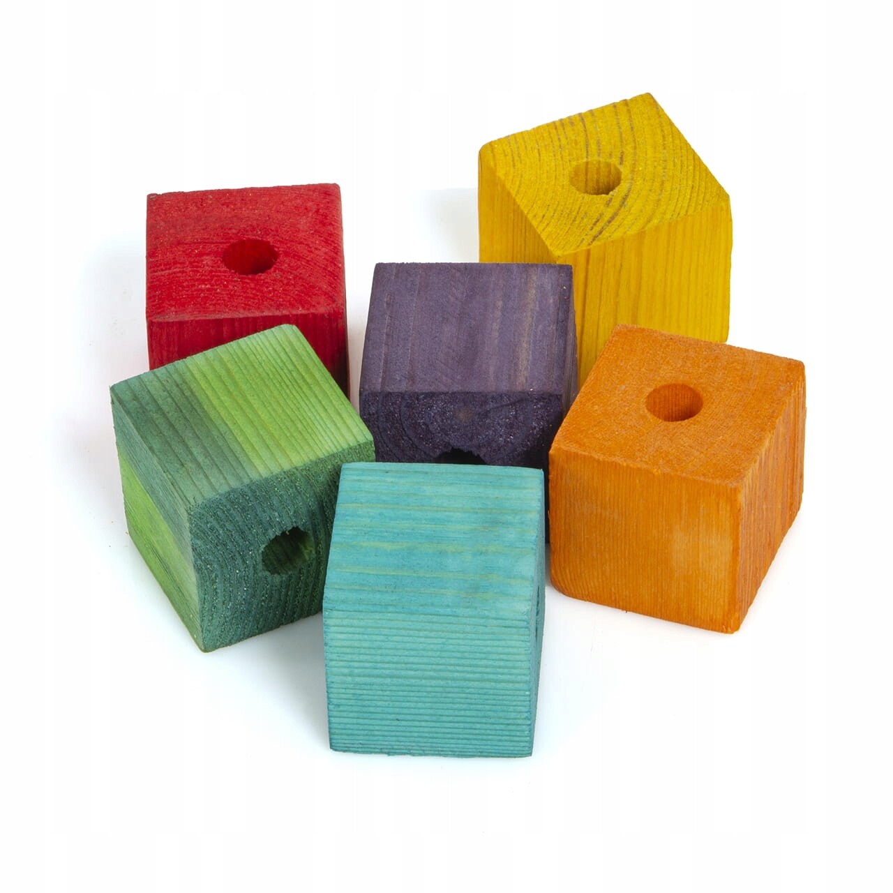 Barevné kostky Hračka na tlapku nebo Diy díly sada 6 ks