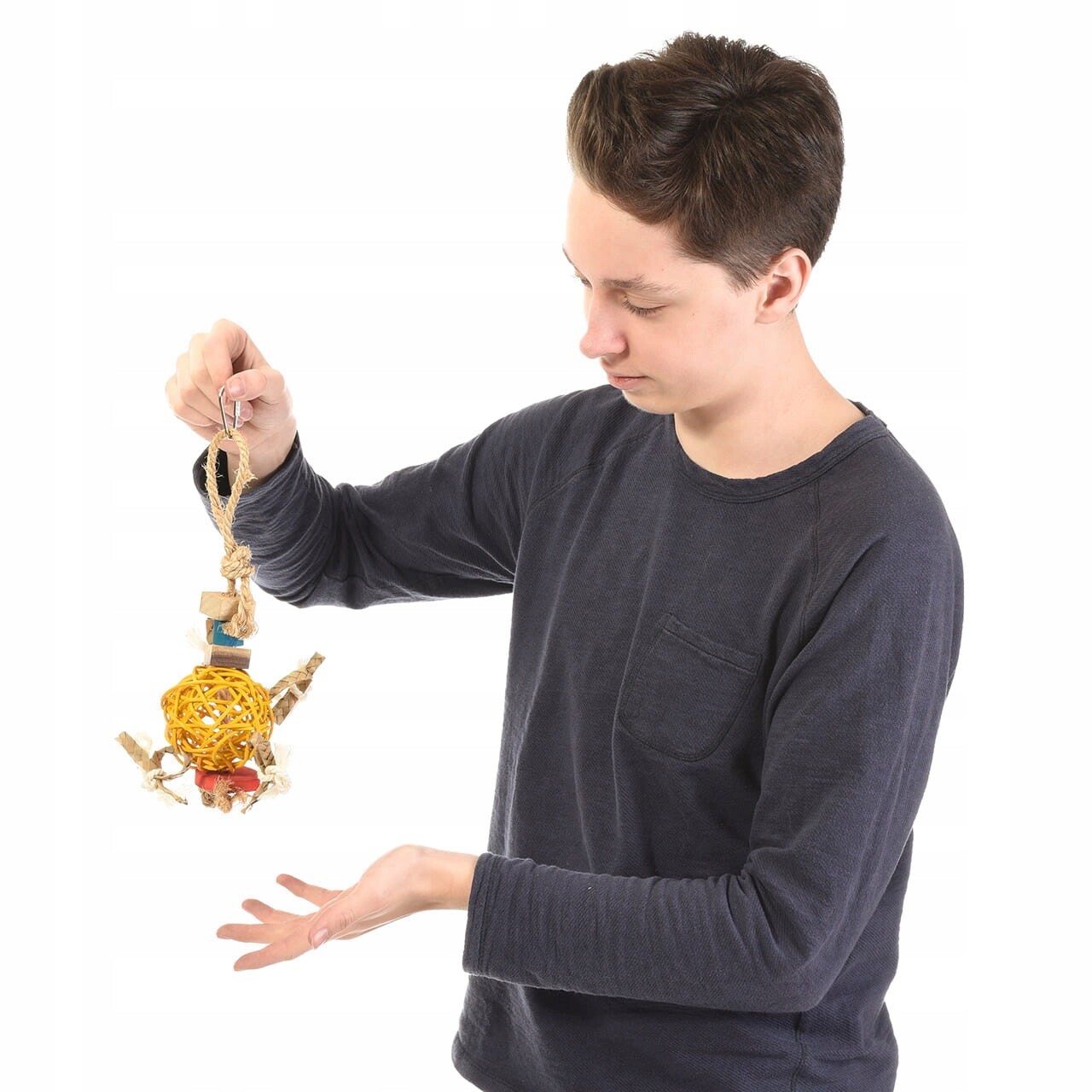 Hračka Motýlek k radosti středních a menších papoušků