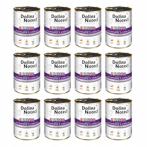 Dolina Noteci Premium Junior bohatá na králíka 12x400 g
