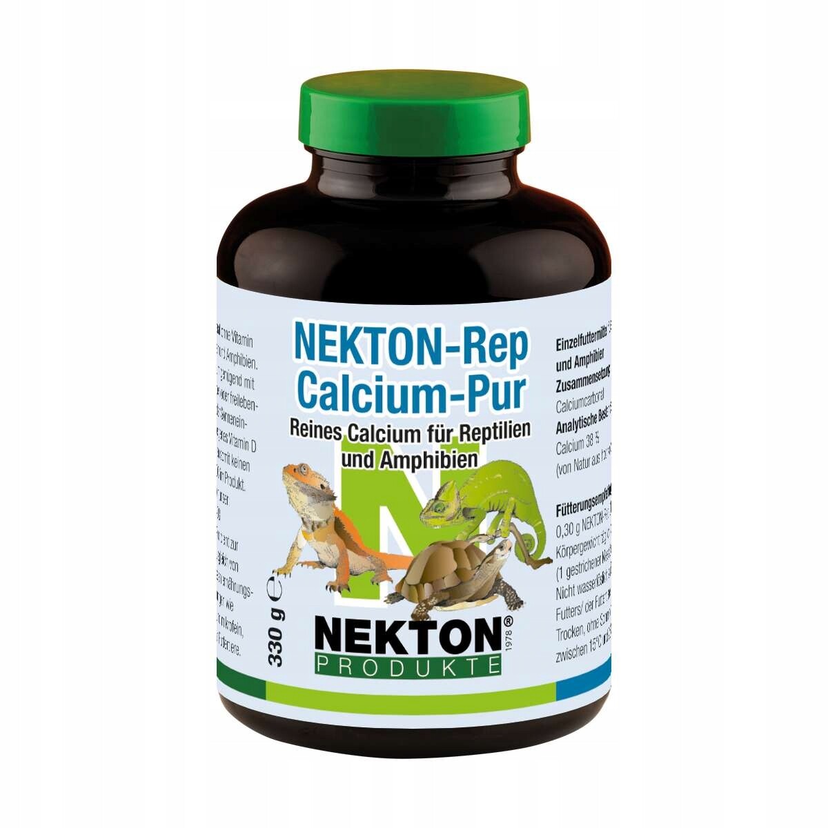 Nekton-rep- Calcium Pur 330 g – vápno pro plazy a obojživelníky