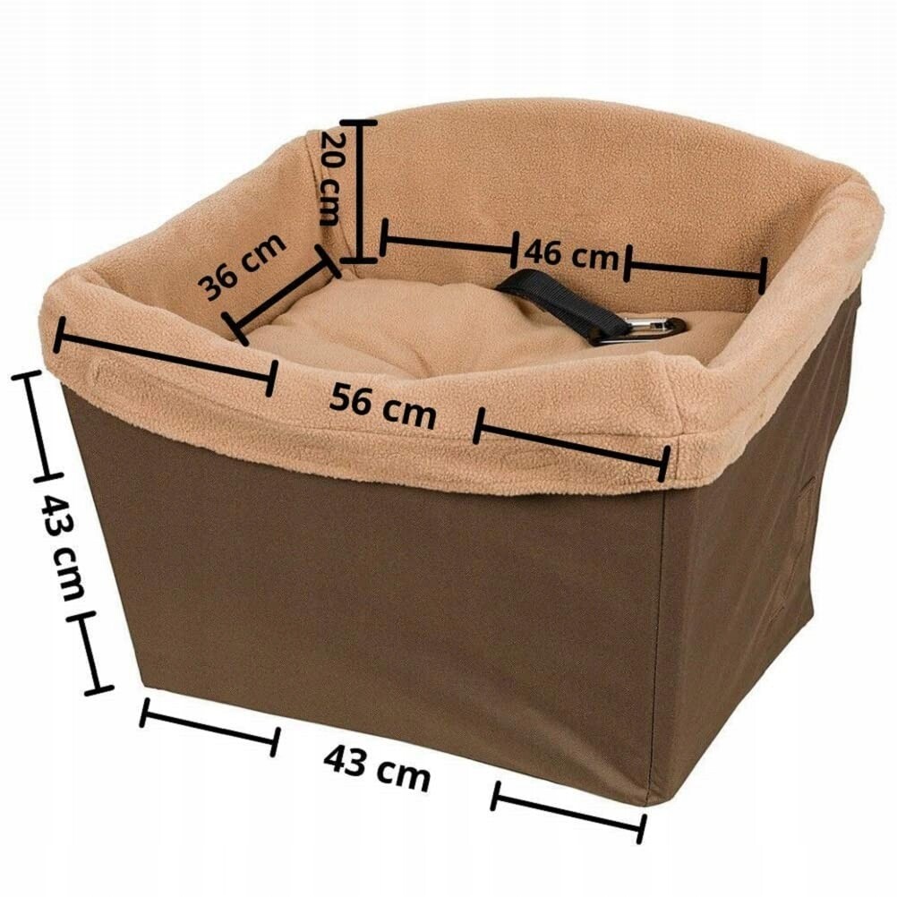 Autosedačka pro psa PetSafe Happy Ride do 14KG Hnědá