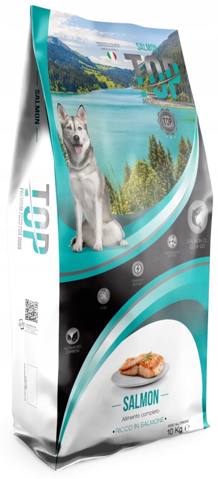 Top Premium Food Dospělý pes Losos S/m 10 kg