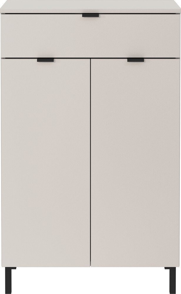 Krémová vysoká koupelnová skříňka 60x97 cm Arcena – Germania