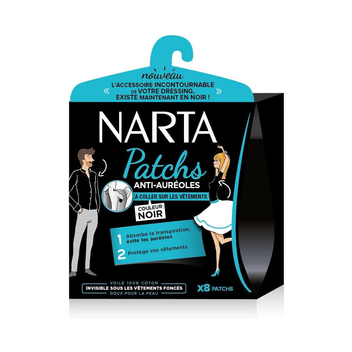 Narta  Sweat Stain Patches - Noir  Černá